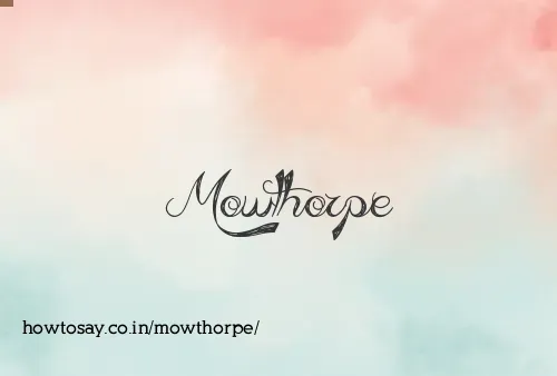 Mowthorpe