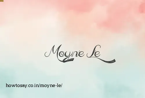 Moyne Le