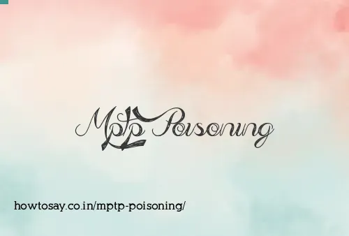 Mptp Poisoning