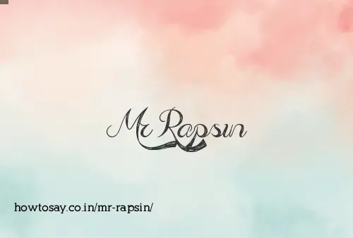 Mr Rapsin