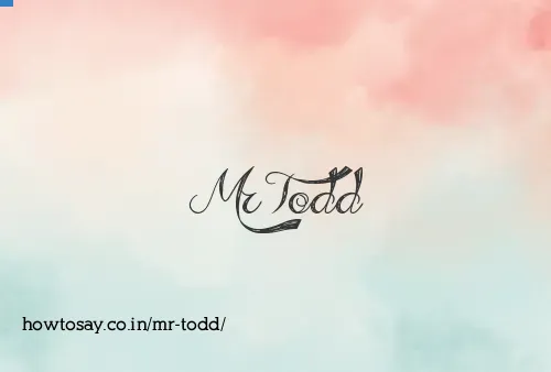 Mr Todd