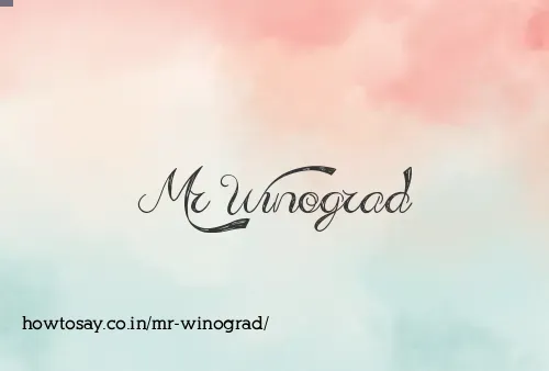 Mr Winograd