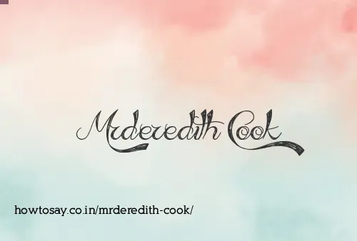 Mrderedith Cook
