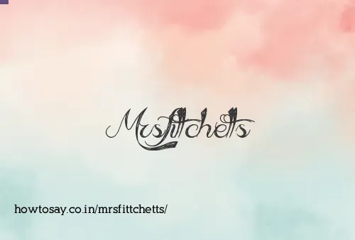 Mrsfittchetts