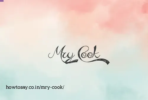 Mry Cook