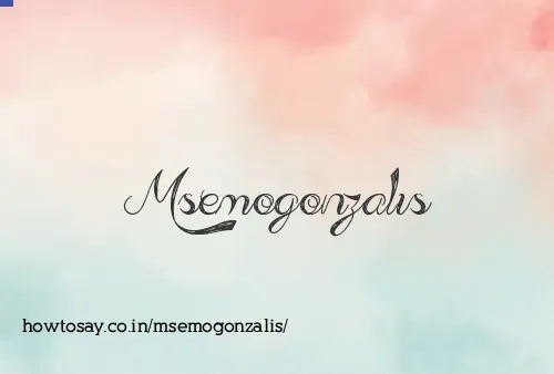 Msemogonzalis