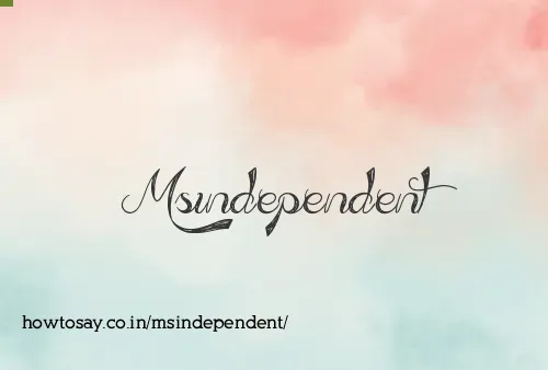 Msindependent