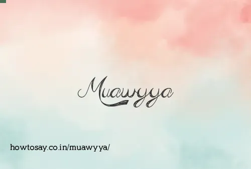 Muawyya