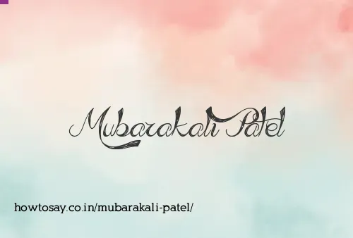 Mubarakali Patel