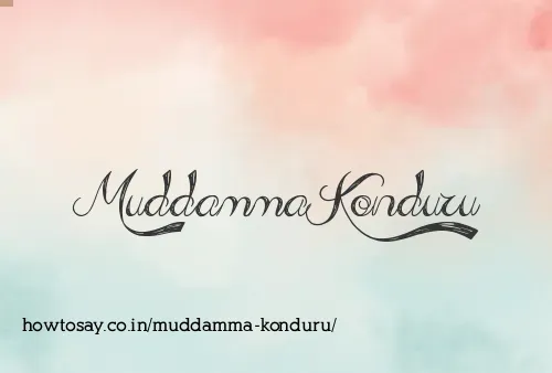 Muddamma Konduru