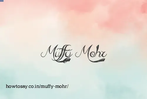 Muffy Mohr