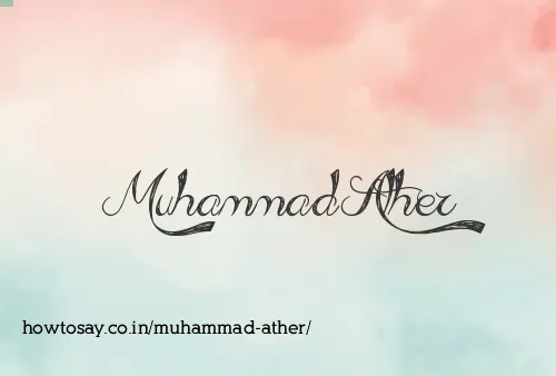 Muhammad Ather