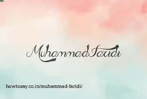 Muhammad Faridi