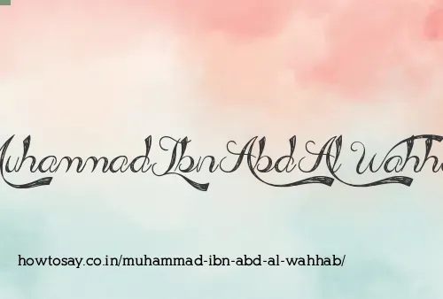 Muhammad Ibn Abd Al Wahhab