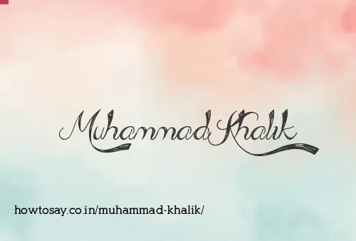 Muhammad Khalik