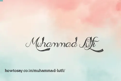 Muhammad Lutfi