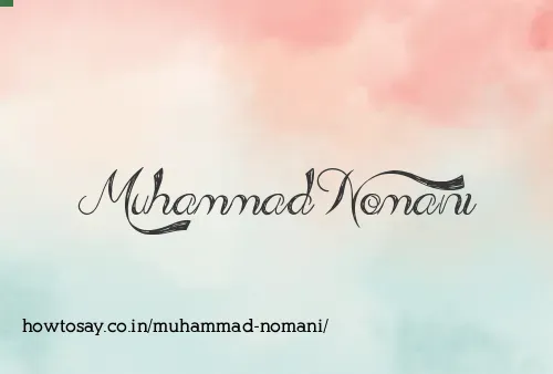 Muhammad Nomani