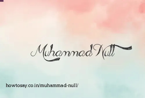Muhammad Null