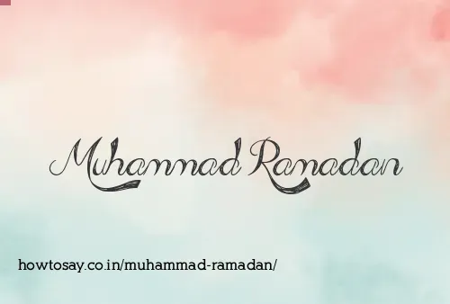 Muhammad Ramadan