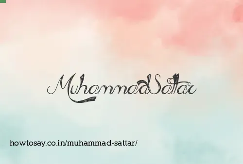 Muhammad Sattar
