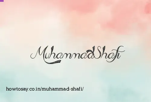 Muhammad Shafi