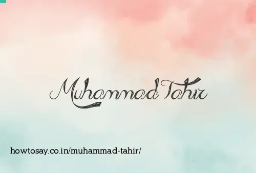 Muhammad Tahir