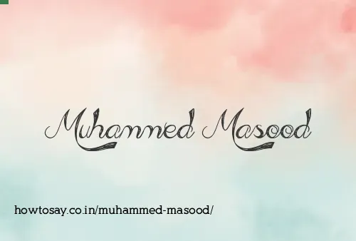 Muhammed Masood