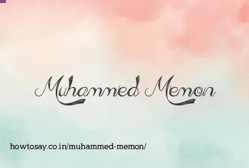 Muhammed Memon