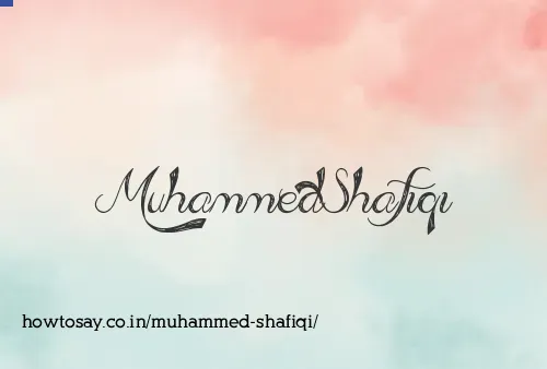 Muhammed Shafiqi