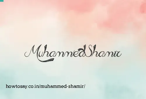 Muhammed Shamir