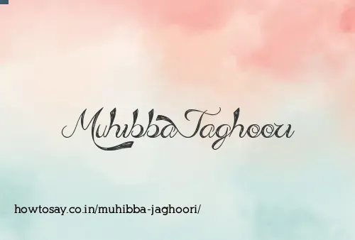 Muhibba Jaghoori