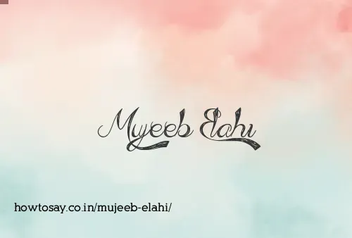 Mujeeb Elahi