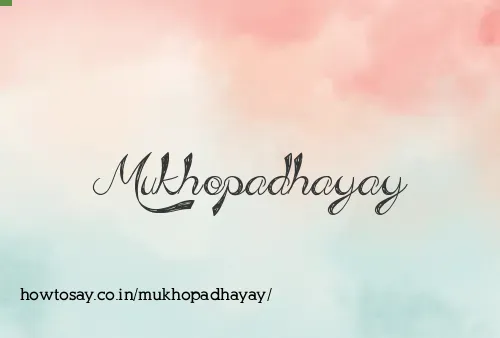 Mukhopadhayay