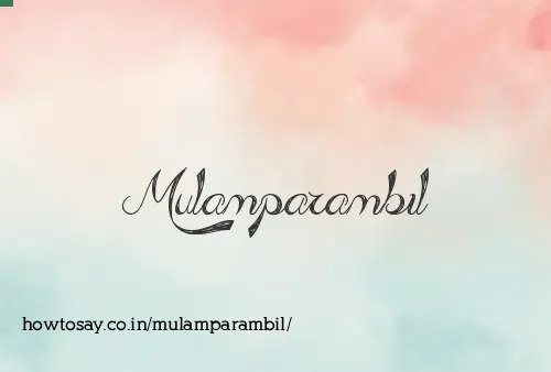 Mulamparambil