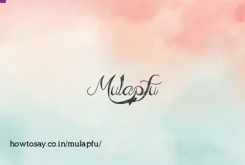 Mulapfu