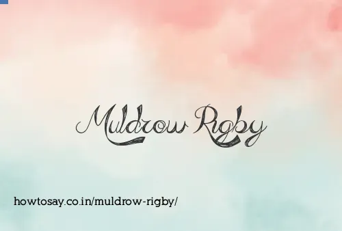 Muldrow Rigby