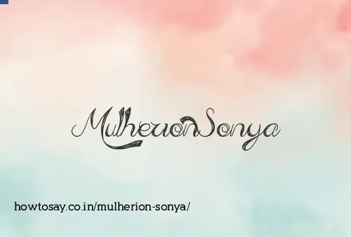 Mulherion Sonya