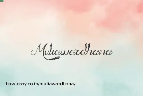 Muliawardhana