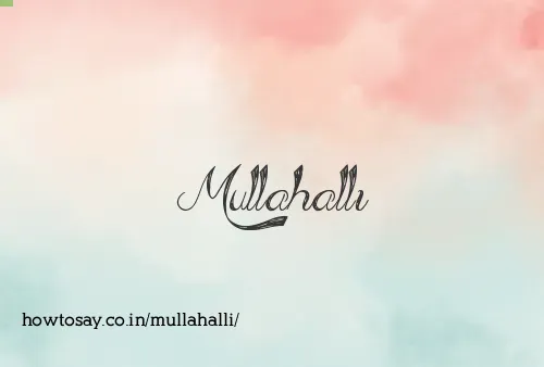 Mullahalli