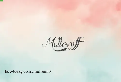Mullaniff