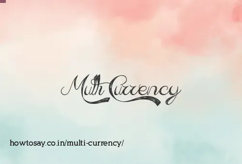 Multi Currency