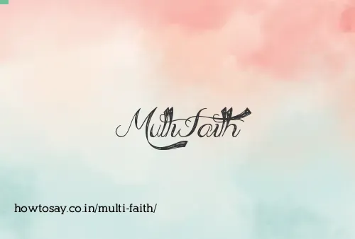 Multi Faith