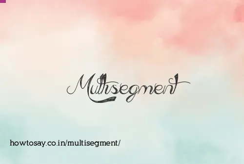 Multisegment