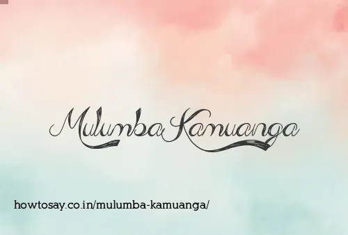 Mulumba Kamuanga