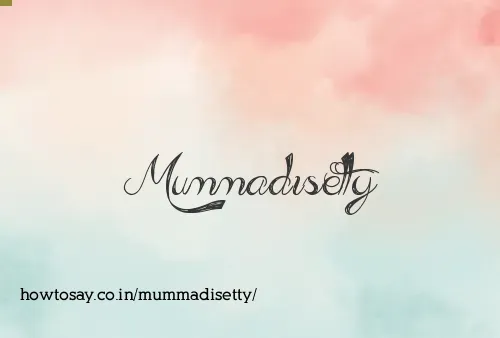 Mummadisetty
