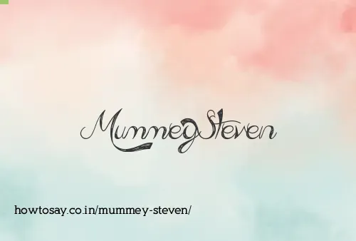 Mummey Steven