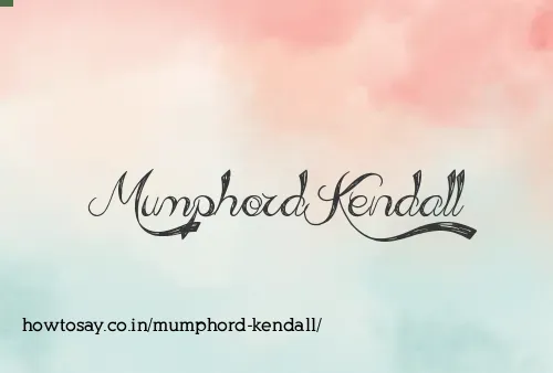 Mumphord Kendall