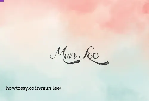 Mun Lee