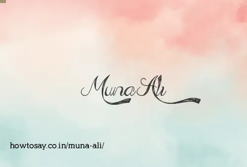 Muna Ali