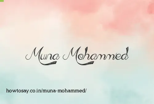 Muna Mohammed